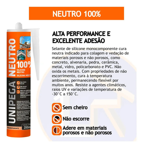 Unipega Neutro 100% Transparente - Imagen 4