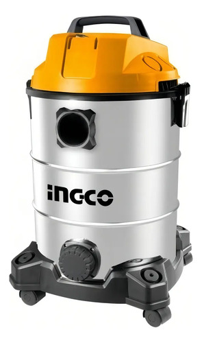 Aspiradora 30lts 1300w Ingco Vc13301 - Smf Color Plateado - Imagen 4