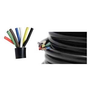 Cable Bajo Goma 5x1mm Negro - (precio X60metros) - Tyt