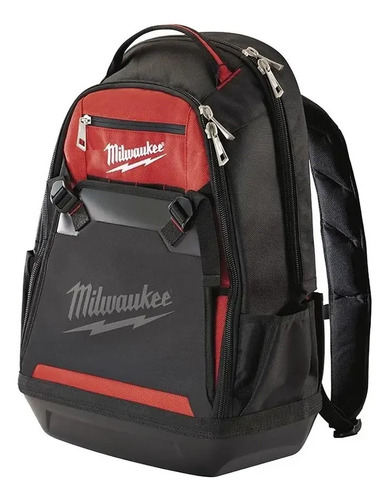 Mochila Milwaukee 48-22-820 Ideal Para Herramientas Y Laptop Color Rojo / Negro