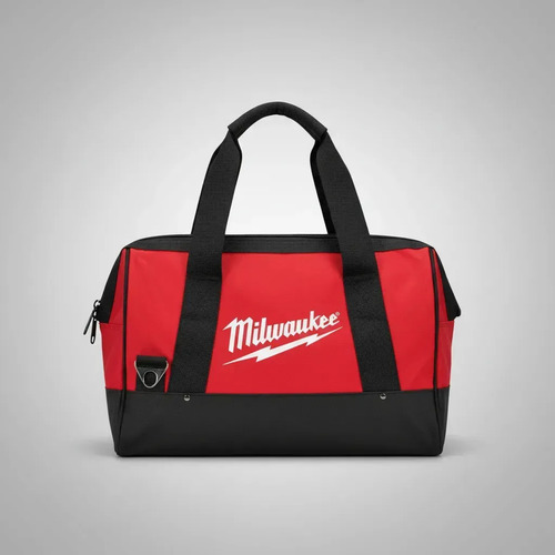 Bolso Milwaukee Porta Herramientas Heavy Duty Resist Al Agua Color Negro Y Rojo Negro/rojo - Imagen 4