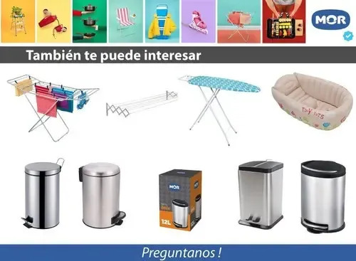 Tendedero De Ropa 6005 Con Extensiones De Acero 16 Kg Mor Blanco - Imagen 6