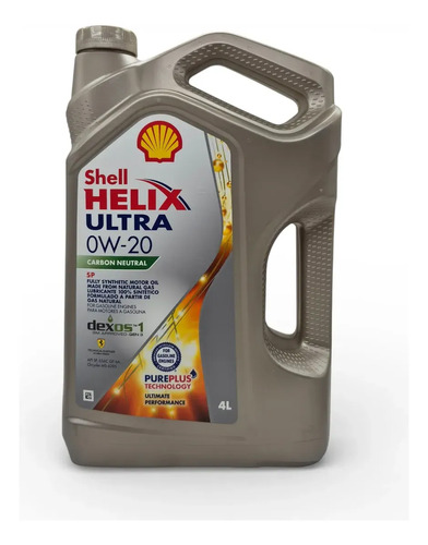 Aceite Shell Helix Ultra 0w20 X 4 Litros