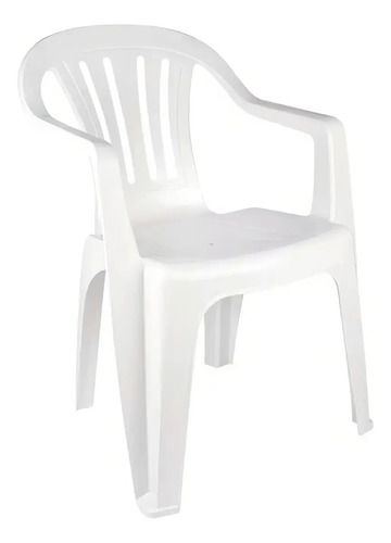 Silla De Plástico Blanca Bela Vista 182kg 15151101 Mor Blanco - Imagen 2