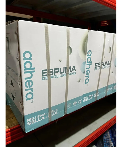 Pack 12 Espuma Poliuretano Adhera 750ml Alta Expansión - Imagen 2