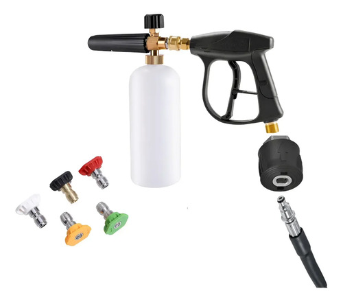 Pistola Lanza Espuma Hidrolavadora Punteros Con Acople Profe
