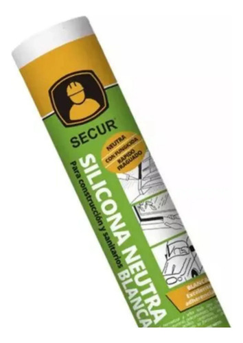 Silicona Neutra Transparente 300ml 24 Unidades Secur -sc- - Imagen 2