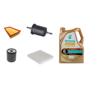 Kit Filtros Y Aceite 0w20 Petronas Chevrolet Onix 1.0 Turbo