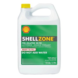 Agua Para Radiador Refrigerante Verde 3,8l Shellzone - Usa