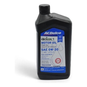 Aceite Acdelco 0w20 Dexos1 Sintetico 1l. Tyt / Chevrlet