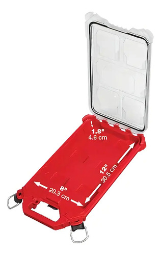Organizador Compact Bajo Perfil Packout 48-22-8436 Milwaukee Rojo - Imagen 9