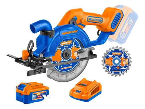 Sierra Circular Bateria 20v 5-1/2 140mm Cargador Wadfow