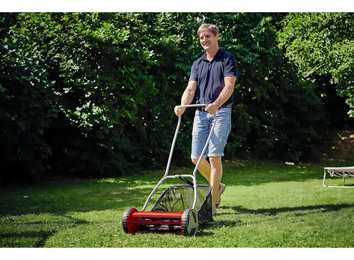 Cortacésped Manual Con Cesta Colectora Gc-hm 40cm Einhell Color Rojo - Imagen 10