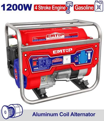 Generador Portatil Nafta 1.2kw 4 Tiempos 98cc - Imagen 5