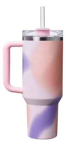 Vaso Térmico Stanley Quencher H2.0 1.18l Rose Petal Motion Rosa Liso - Imagen 4