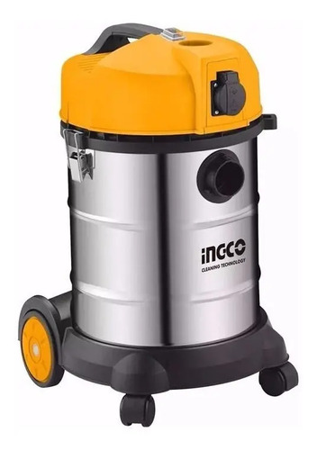 Aspiradora Ingco Seco Húmedo 30lts 1400w Industrial Vc14301