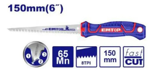 Serrucho Yesero Emtop Ehasw1501 Hoja 150 Mm - Imagen 2