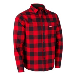 Camisa Trabajo Franela Alta Resistencia Milwaukee Grid-iron