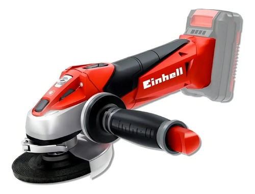 Amoladora angular inalámbrica Einhell Power X-Change TE-AG 18/115 Li Solo color rojo 220 V