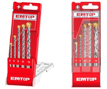 Set 5pcs Mechas Mamposteria Ecdb13051 Emtop