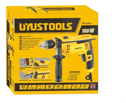 Taladro Impacto 13mm 720w 220v Uyustools En Caja - Tyt - Imagen 3