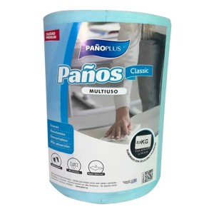 Trapos Tnt Bobina Super Absorbente 2,5kg Celestes Cocina E01