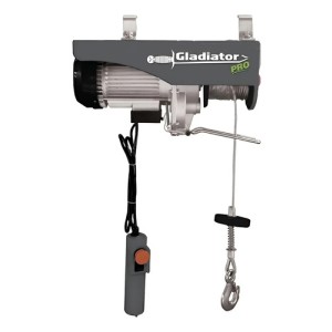 Aparejo Eléctrico Gladiator 1050w Ap8600/25 600kg Acero Negro