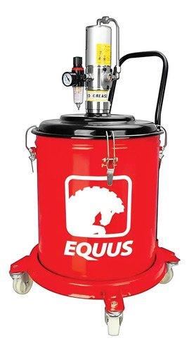 Engrasadora Neumática Equus de 20 Litros, Bomba de Grasa Profesional