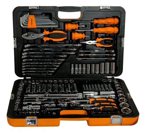 Set De Herramientas 150 Piezas - Racing Lusqtoff Color Naranja - Imagen 4