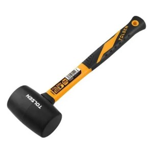 Maza De Goma Negra 225 Grs Cabo De Fibra Tolsen 25033