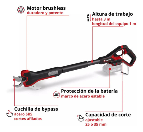 Einhell Power X-Change GP-LS 18/35 Li BL-Solo Batería - Imagen 2