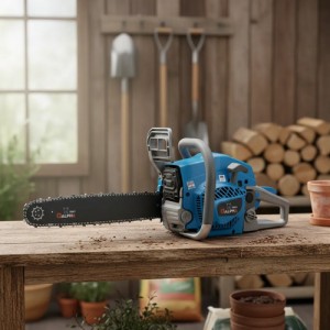 Motosierra Alpha Pro 18 Nafta 52cc 2kw Arranque Facil Color Azul