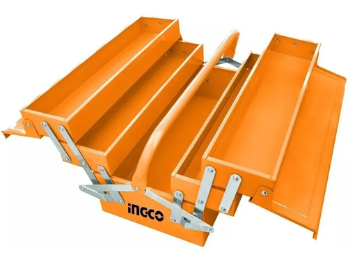 Caja Valija Herramientas Ingco Metálica Plegable 3 Niveles - Imagen 2