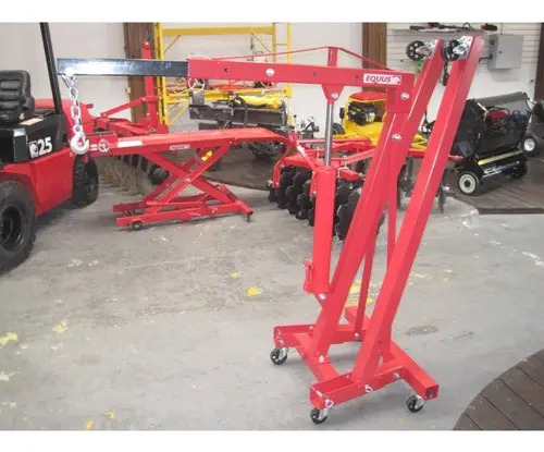 Pluma Guinche Grua Plegable Levanta Motores 2 Ton Reforzada - Imagen 3