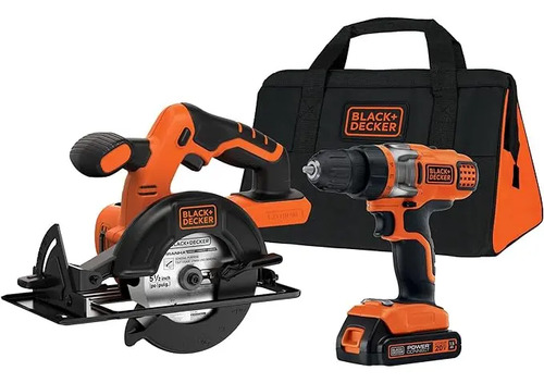 Black+decker Bdcd220cs Kit Sierra Circular Y Taladro