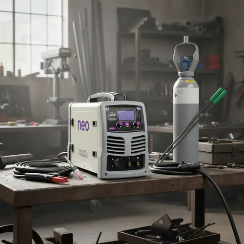 Soldadora Neo Combinada Mig Tig Mma 200a Con Tubo Argon