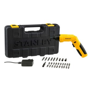 Atornillador Inalámbrico 4v + 30 Accesorio Stanley Scs4k-b2c Amarillo