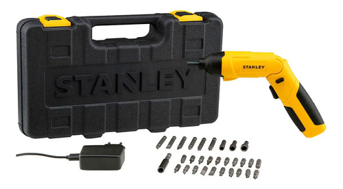 Atornillador Inalámbrico 4v + 30 Accesorio Stanley Scs4k-b2c Amarillo