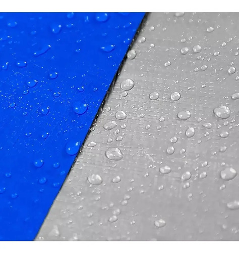 Lona Toldo 3x3m Azul 110gr/m3 Wadfow Impermeable Multiuso