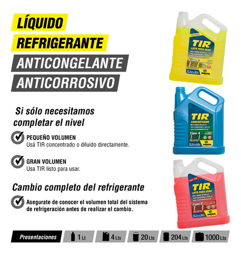 Bardahl 01 Tir listo para usar Refrigerante/Anticongelante - Imagen 6