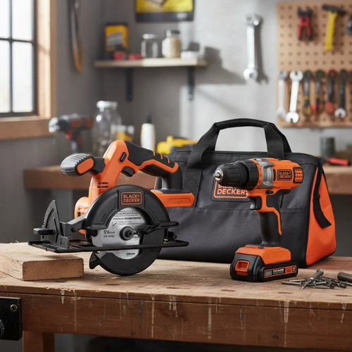 Black+decker Bdcd220cs Kit Sierra Circular Y Taladro - Imagen 3