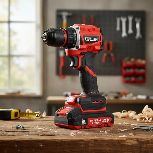 Taladro Atornillador De Impacto Inalámbrico Equus 21v - Imagen 2