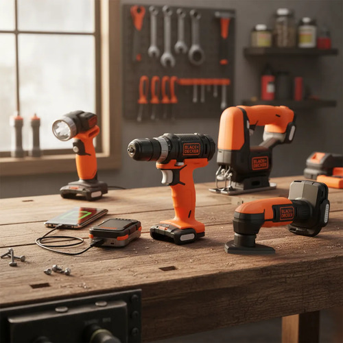 Kit 4 Herramienta Eléctrica12v Gopack Black+decker Bdck502c1 - Imagen 2