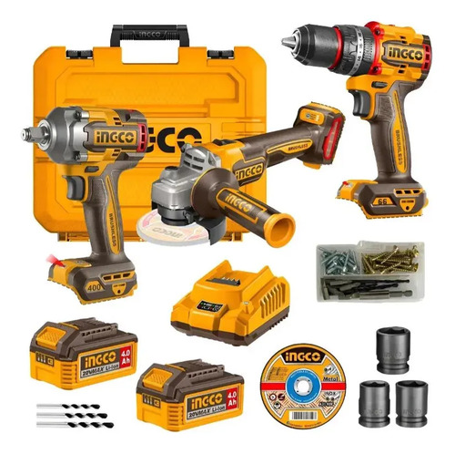 Piezas Del Kit De Herramientas Eléctricas Ingco Ckli20358-9