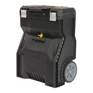 Caja De Herramientas Stanley Stst1-75758 De PlƔstico Con Ruedas 30cm X 47cm X 62cm Negra Y Amarilla
