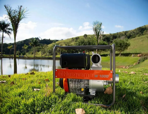 Motobomba 4'' Husqvarna 9 Hp W100d Autocebante - Tyt - Imagen 3