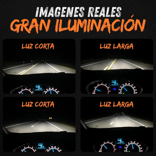 Kit Lámparas Cree Led Auto Ir100 Dakar Luces Led H1 H3 H4 H7 - Imagen 4
