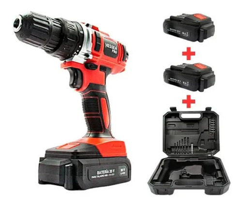 Taladro 20v Hessen Pro + 2 Baterías + Valija - Tyt