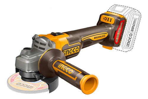 Kit Atornillador Percutor + Amoladora + 2 Bat Carg + Valija Color Amarillo Frecuencia 50-60hz 50 Hz X 60 Hz - Imagen 4