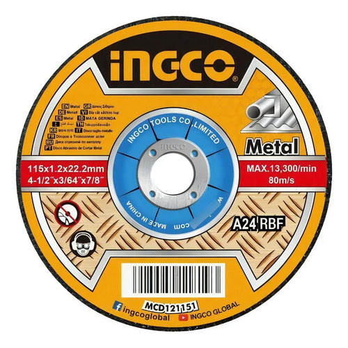 Ingco Inox MCD121151 Disco